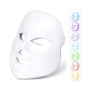 7 Colors Lights LED Photon PDT Facial Mask Face Skin Care Rejuvenation Tighten Anti-Aging Therapy Beauty Machine