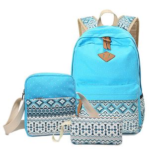 New- Dot Printing Plecak Plecak High Student Schoolbag