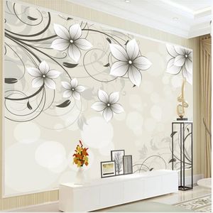 Photo wallpaper for walls d for living room Dream flower wallpapers tv background wall decoration painting d wallpaper
