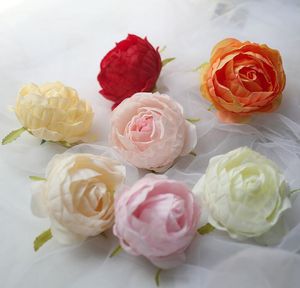 Rose Flower Head Flower Diy Decoration Flower Hand Bouquet Small Peony Fake Rose Decoration Photography Prop WY1599