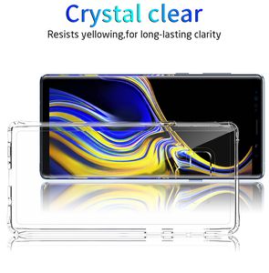 Para Samsung A21S A21 M31 A40 A71 A51 A10 A10S M10 A50 A20 A10E A20E A30 A30S Crystal Clear absorção de choque Protecção Phone Case Fina
