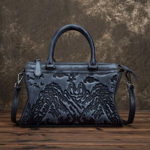 Rosa Sugao Designer Handväskor Crossbody Bag Lady Shoulder Bag 2020 Designer Tote Äkta Läder Embossed Väskor National Wind