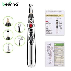 Electric Massagers Electronic Acupuncture Pen Meridian Laser Therapy Heal Massage Relief Pain Accupuncture Body