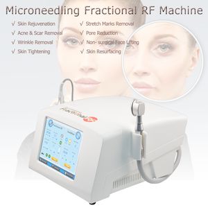 Vendite calde Microneedling Fractional RF Skin Tighten Machine Rimozione delle cicatrici da acne Rimozione delle rughe Cura della pelle Terapia Macchina a radiofrequenza