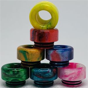 Wholesale short tips for sale - Group buy 810 Short Wide Bore Epoxy Resin Drip Tips For TFV8 TFV12 Big Baby Vape Tip with Candy Acrylic Box Package