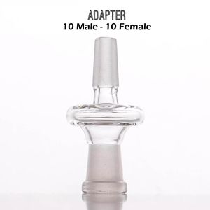 Rökning Tillbehör Tillverkare Hookahs Glass Adapter 10Male till 14female och 14Male-18female Converter Använd för vattenrörsolja