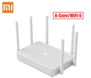 Xiaomi Redmi Маршрутизатор AX6 WiFi 6 Qualcomm 6-Core 2.4G / 5G 512 МБ Беспроводной маршрутизатор Сетевой Wi-Fi Repeater 6 Высокие усиливающие антенны