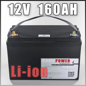 12V 160Ah充電式リチウムイオン電池パック容量DC 12.6V 16000mAh CCTVカムモニター