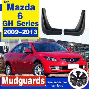 2Pc Front L/R Car Mud Flaps For Mazda 6 2009-2013 GH Series Mudflaps Splash Guards Mud Flap Mudguards Fender 2010 2011 2012