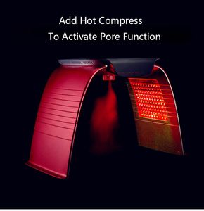 7 Renkler PDT Foton LED Işık Terapi Sıcak Soğuk Su Sprey Ile Cilt Gençleştirme Akne Sökücü Spa Güzellik Yüz Makinesi