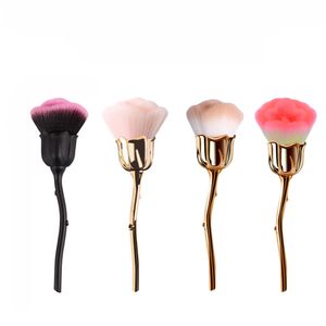 Rose Flower Shaped Makeup Brushes Powder Foundation Brushes Blush Concealer Makeup Brush