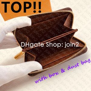 ВЕРШИНА. M60067 Zippy Coin Dold Designer Fashion Women Women Zippl Card держатель для карты Key Mini Mini Pochette Acsocesoirs Luxury Sarah Clemence Wallet