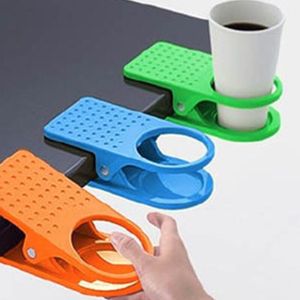 Wholesale table cup holder clip for sale - Group buy Home Desk Table Water Cup Holder Storage Mug Rack Cradle Stand Clip Desk Table Drink Cup Shelf Coffee Cup Holder Clip LX2912