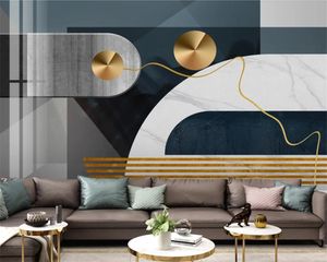 3d Mural Wallpaper Modern Simple Light Luxo Marble White Jazz Textura de pedra HD Digital Printing prova de umidade Wallpaper