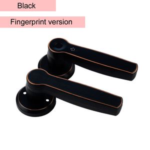 Freeshipping Biometrico Fingerprint Lock Smart 13.56Mhz IC Card Manopola Catenaccio Keyless Serratura elettronica per Home Office R-S158