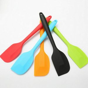 Espátula para bolo de creme de manteiga de silicone para cozinha Raspador de massa Pincel misturador de manteiga Pincéis para bolo Ferramenta para assar LX2898