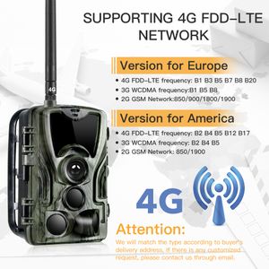 HC-801LTE 4G Hunting Camera 16MP Trail IP66 تصفح الصور 0.3S WILD مع بطارية ليثيوم 5000 مللي أمبير في الساعة