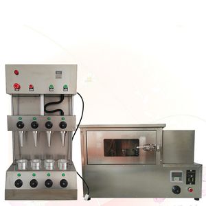 Máquina de cone de pizza direta de fábrica e máquina de forno de pizza de aço inoxidável com 4 hastes de aquecimento 110V/220V