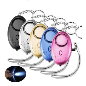 best selling Personal Self Defense Alarm Girl Women Old man Security Protect Alert Safety Scream Loud Keychain 130db Egg DHL