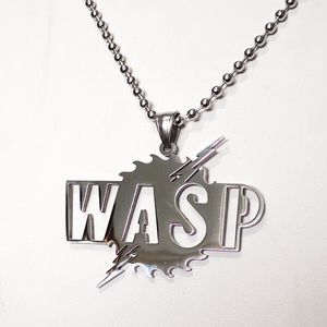 Stor Wasp Polished Rostfritt stål Charms Hängsmycke Fashion Hip-Hop Punk Boys Smycken Halsband Bollkedja 30inch ICP Twiztid