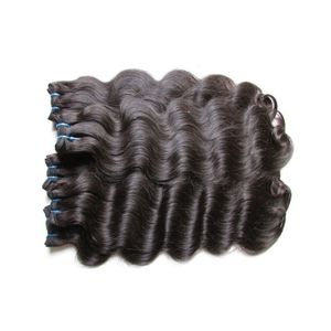 Dhgate Rohe unverarbeitete brasilianische Body Wave Jungfrau Remy Human Hair Bündel 5pieces 500g Loskuschelhaut Ausgerichtetes Haar von einem Spender natürliche Farbe