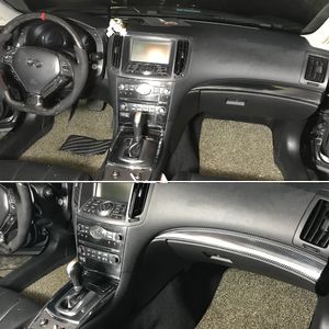 Infiniti için G25 G35 G37 2010-2016 Kendinden Yapışkanlı Araba Çıkartmaları Karbon Fiber Vinil Araba çıkartmaları ve Çıkartmaları Araba Styling Aksesuarları