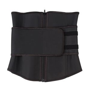 Premium Quality Women Women Treinador de cintura Sauna banda de suor preto Neoprene tecido Cincher espartilho corset shaper barracão abdômen shapewear
