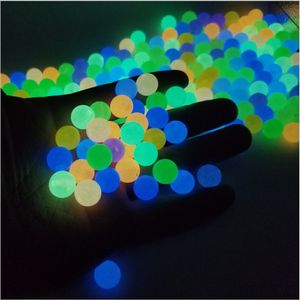New 8 mm Glow In The Dark Fishing Loose Beads For Woman Men Luminous Locket Necklace DIY Jewelry Making Acrylic Beads