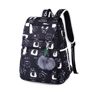 Novas-crianças mochilas bonito da escola gato mochila para pacote de saco de meninas