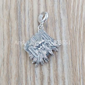 Andy Jewel Authentic 925 Серебряные серебряные подвески стерлингового монстра