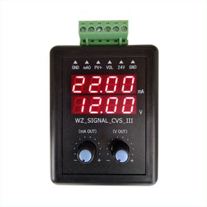 Tasche 0-20mA 4-20mA 0-5V 0-10V Strom Spannung Signal Generator Encoder Einstellbarer Ausgang mit LED-Anzeige hohe Genauigkeit