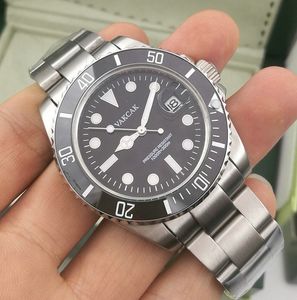 Vakcak Keramiska Bezel Mens Män 2813 Mekanisk Rostfritt Stål Mens Automatisk rörelse Klocka Sport Klockor Designer Män Armbandsur