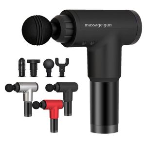 luxo- mais novo estimulador muscular massagem arma vibrando profunda terapia de relaxamento fitness exercício alívio de dor massageador elétrico para o corpo