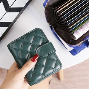 New fashion leather wallet multicolor designer cash purse ladies Card holder women classic zipper pocke HN581