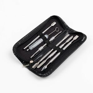 Wax Dab Tool Kit Metallwerkzeuge Rauchen Dabbing Spatel Wasserpfeifen mit Box-Verpackung für Glasbongs Wasserpfeifen Bohrinseln