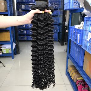 high quality deep wave virgin human hair bundles for women Brazilian hair bundles