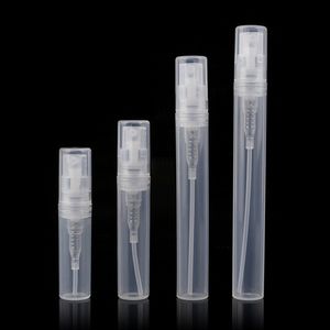 2ml 3ml 4ml 5ml Mini Plastic Spray Perfume Bottle Refillable Bayonet Bottles Atomizer Protable Cosmetics Container