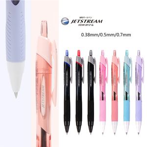Uni Jettream Ballpoint Pen venda por atacado-Canetas de esferográfica uni sxn sxn jettream series caneta de bola baixa fricção cor pastel cor suave escrita para estudantes m