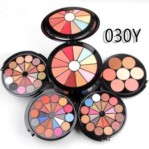 Miss Rose Maquiagem Set Sombra de olho Concealer Lip Gloss blush em pó destacar Contorno pó 5 Camada Set Makeup