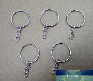 Keychains nyckelring DIY kreativa presenttillbehör med kedjan nickelpläterad