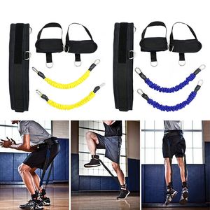 Faixa de resistência fitness saltando treinador corda tênis de basquete running salto perna força treinamento agilidade puxar equipamentos de alça