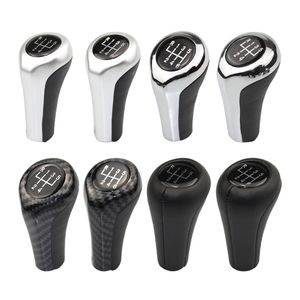 Chromed Matte Carbon Fiber Gear Shift Knob Compatible with BMW 1 3 5 6 Series E46 E60 X3 X5 M