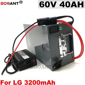 60V 40AH Lithium-Ionen-Akku mit Metallgehäuse für Bafang BBSHD 2000W 3000W Motor Elektrofahrrad LG 18650 Zelle