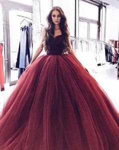 New Customize Gorgeous Ball Gown Evening Dress robe soiree dubai Sweetheart Beading Gray Tulle Long Prom Dresses