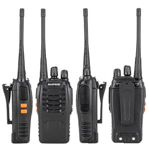 BF-888S 5W 400-470MHz 16-CH Handheld Walkie Talkies Black Two Way Radio Interphone Mobile Portable Hot Item