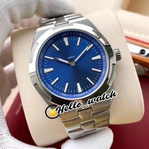 New Overseas 2000V 120G-B122 2000V Blue Dial Automatic Mens Watch No Date Stainless Steel Bracelet High Quality Gents Watches Hello_Watch