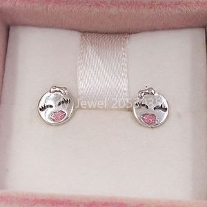 Andy Jewel Authentic 925 Sterling Gümüş Saplamalar Oyuncu Gözlük Saplama Küpe Küpelere Uyuyor Avrupa Pandora Stil Studs Takı 297102en161