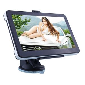 7インチカーGPSナビゲーションFM 8GB BLUETOOTH AVIN SAT NAV TRUCK GPS NAVIGATORサポートリバースカメラ無料EU US AU MAPS 704