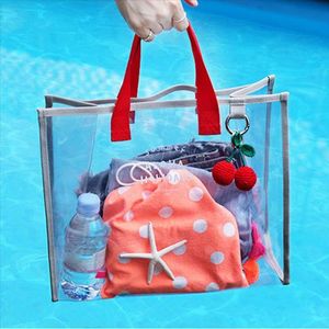 New-Summer Transparent Pvc Swimming Bag Fashion Outdoor Travel Beach Travel Climbing