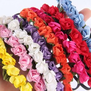 Epecket DHL Bezpłatny Statek Akcesoria Dla Nowożeńców 10 Małe Róże Opaska Photo Weddress Headdress Datg196 Hair Jewelry Headbands